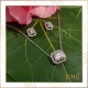 Emerald cut set