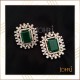 Emerald earring