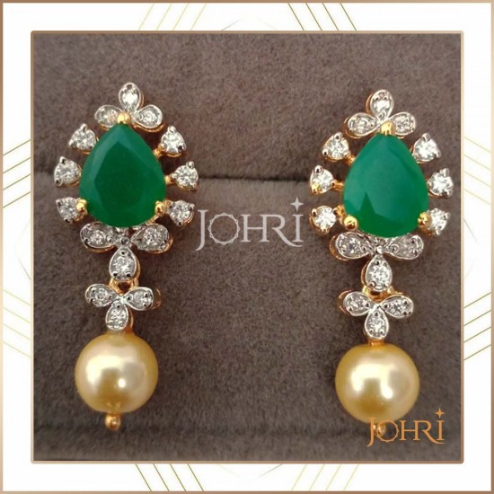 Emerald pearl set