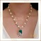 Pearl Emerald necklace