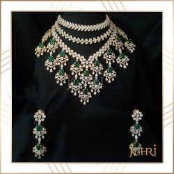 Emerald necklace set