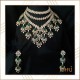 Emerald necklace set