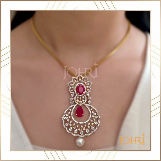 South Indian pendant set