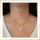 Classic diamond pendant